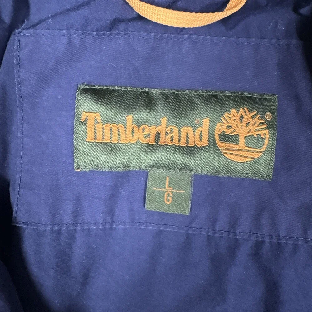 Timberland Navy Blue Full Zip Jacket – Men’s L